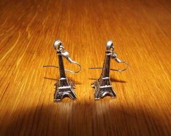 Eiffel Tower earrings handmade.