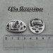 10 pcs high quality slider connector for leather cords,silk ribbon, Silk Ribbon Wrap Bracelet, ZM246 Made in Europa,