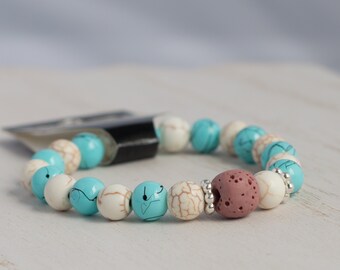 Lava Bead Essential Oil Diffuser Bracelet