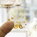 Personalized Gold Foil Wedding Labels, Personalized Sticker Labels, Wedding Sticker, #09