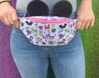 Fanny pack with ears (A day in disney w/ ears)