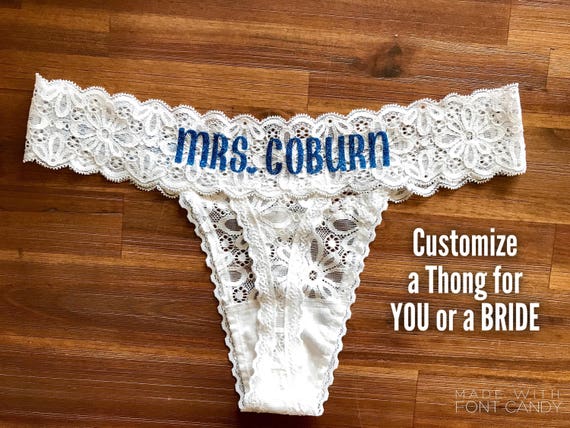 Victoria's Secret White Thong. FAST SHIPPING Sexy Lingerie for You, Bride, Bachelorette, Birthday Girl, or Stocking Stuffer Ideas