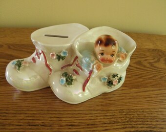 Adorable Lefton Baby Bank