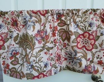 Richloom Home Essentials Chalet Paprika 42" Valance Curtain