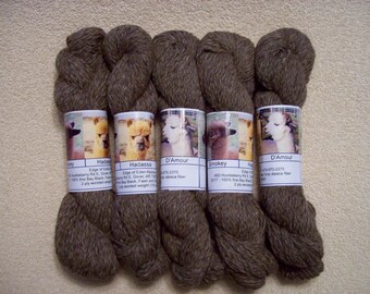 Alpaca Yarn – Smokey, Hadassa, and D'Amour (2 ply worsted weight)