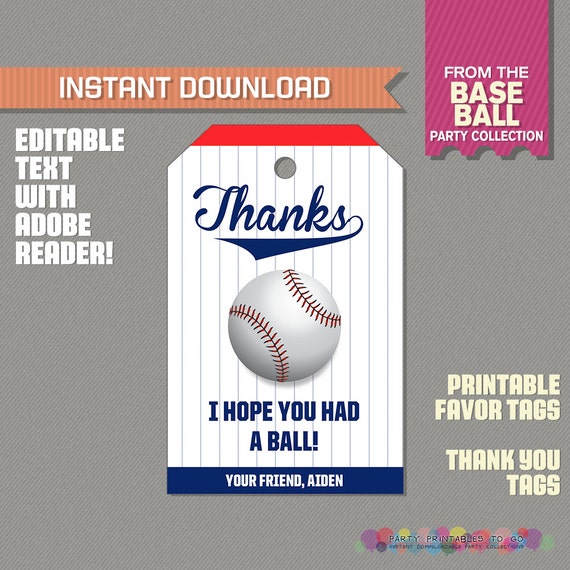 baseball thank you