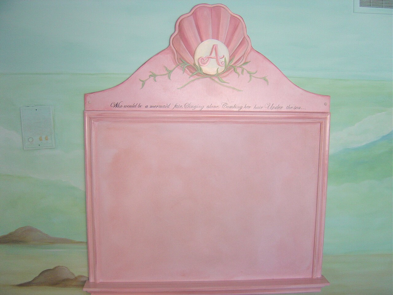 Mermaid Custom Bulletin Board