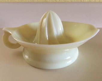 Antique McKee Custard Glass Juicer Reamer #8