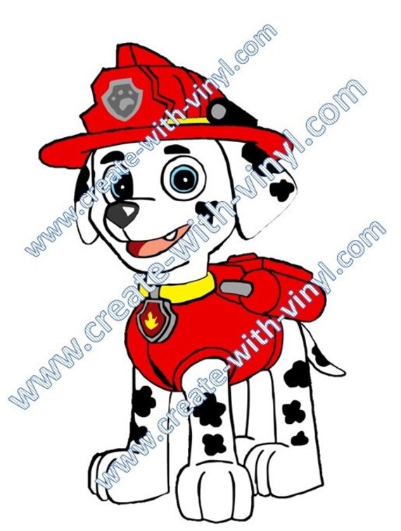 marshall dog cartoon
