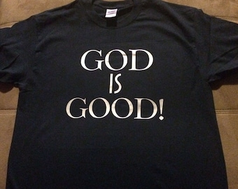 God Is Good Men's Cotton T-Shirt