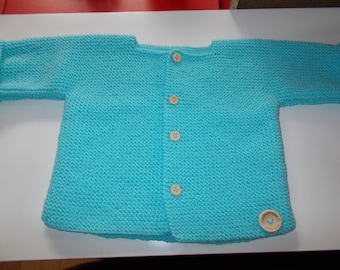 Baby Cardigan knitting by hand