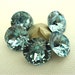 12 Aquamarine Foiled Swarovski Crystal Chaton Stone 1088 39ss 8mm