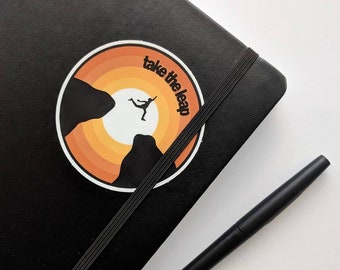 Take the Leap Sticker