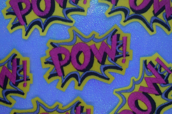 Pow Iron on Patch