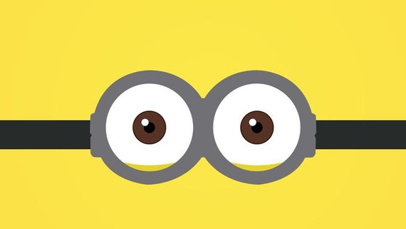 minion face svg embroidery sizes. with Minion Large hoop design. goggles face