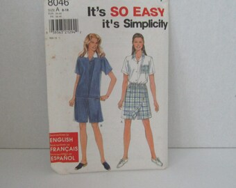 It's So Easy It's Simplicity Pattern 8046