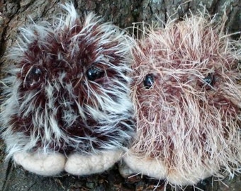 Bigfoot plush toy, Sasquatch stuffed animal, hand knit Bigfoot, felted Sasquatch toy, Bigfoot doll, Cryptid toy, made to order