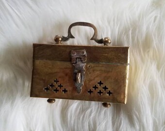 Brass Lock Box, Stash Box