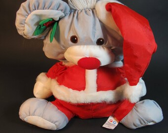 puff a lumps, 2 Christmas mouses...vintage 1988