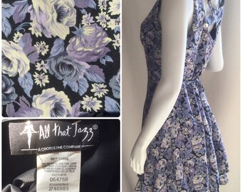 All That Jazz Floral Mini Dress