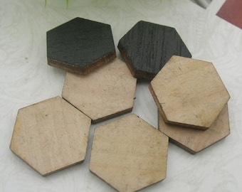 10 pcs - 15mm Laser Wood Cut Charms,Wooden(WL-10)