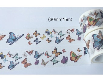Butterfly Washi Tape (30mm X 5M)