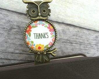 Thank you bookmark, Gift for teacher, Metal bookmark, Book lover gift, Graduation gift, Gift with the word thanks, Appreciation gift