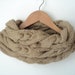 Knit PATTERN - Triple Cable Cowl and Fingerless Gloves