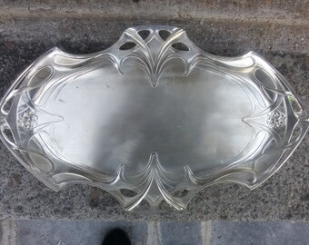 WMF art noueveau silverplate tray
