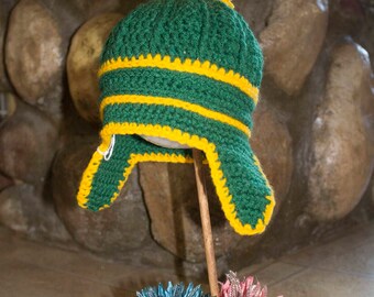Boy/girl 12-18 month earflap hat