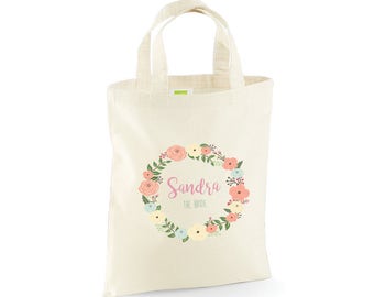 Personalised Wedding Party Bridal, Flower Girl, Bridesmaid Favour Gift Bags
