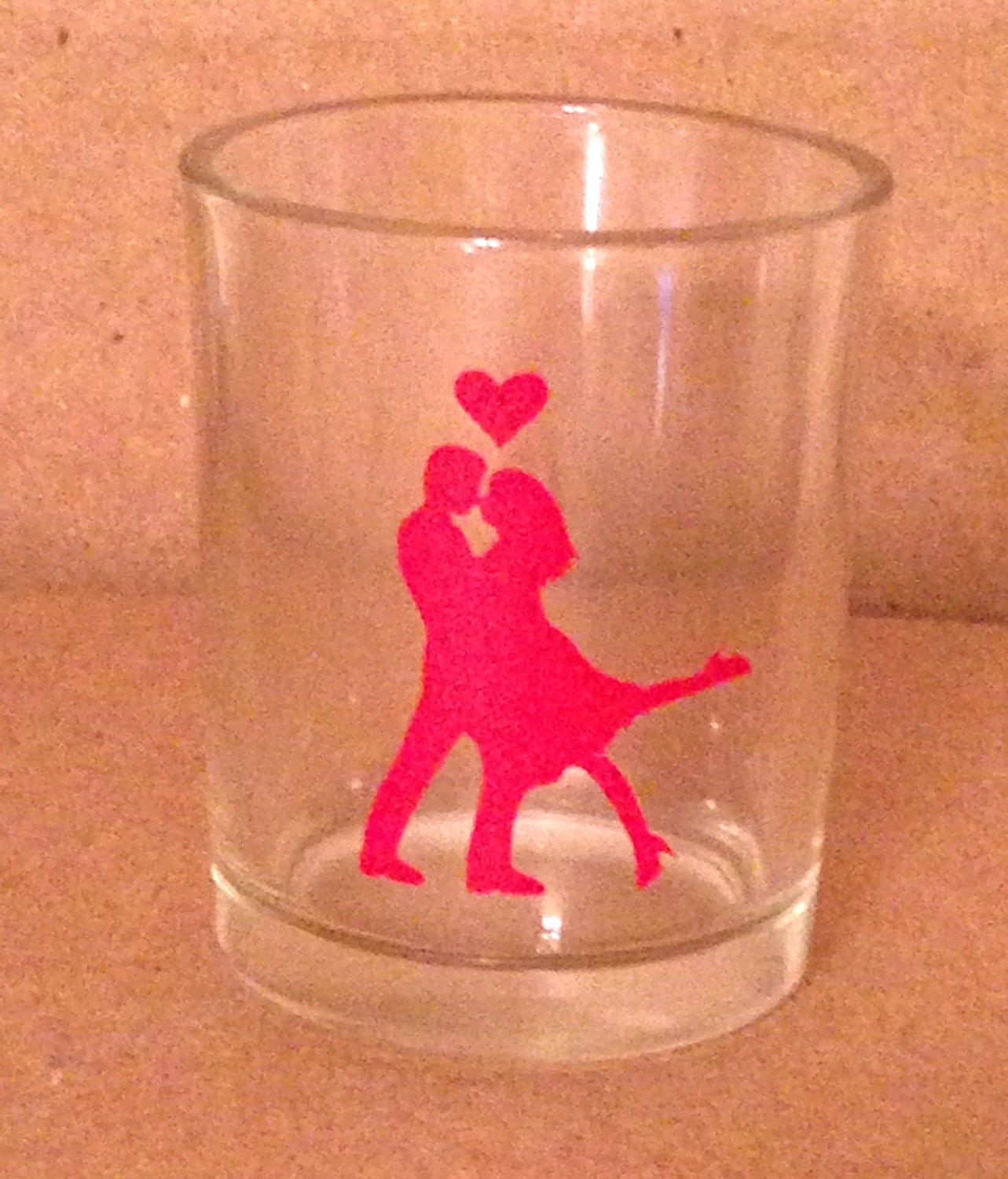 Couples Valentine Shot Glass