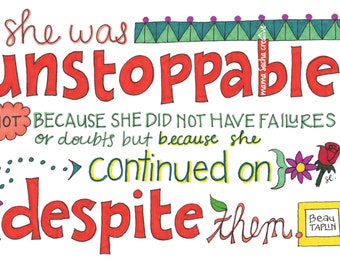 She was Unstoppable card