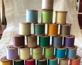 Dewhurst’s Sylko Wooden Cotton Reels