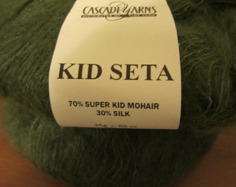 Kid Set by Cascade Yarns with Super Kid Mohair & Silk - very very soft (emerald green)