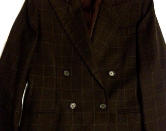 Ralph Lauren Brown Plaid Women's Blazer