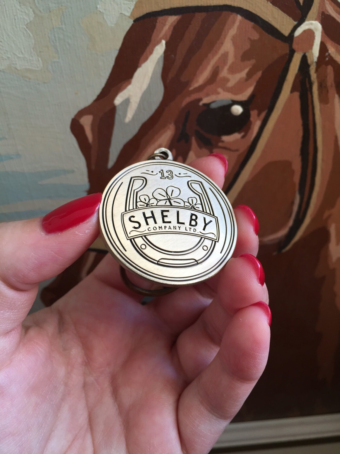 Shelby Company Ltd Peaky Blinders inspired lucky keychain