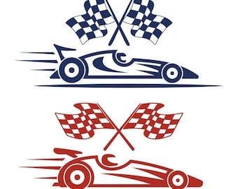 Race car Racing Sports Cuttable Design PNG DXF SVG & eps File Silhouette Designs Cameo