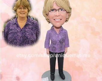 40th Birthday Gift for Her, 40th Birthday Gift for Women, Bobblehead dolls, 4th Anniversary Gift for Wife, Best Friend Bobblehead dolls
