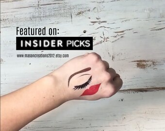 WOWing Stencils Brow/Face Design 10 stencils +BONUS Stencil ShadowSense-Many Styles Available- SeneGence Distributor Business Cards LipSense