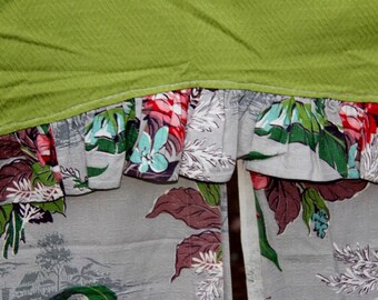 Vintage barkcloth