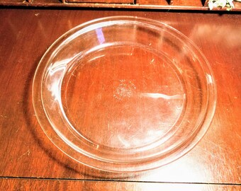 Vintage Pyrex 9 Inch Deep Dish Pie Plate, Vintage Pyrex, Clear Wide Rim Pie Plate, Vintage Kitchen, Retro Cooking, Vintage Holiday