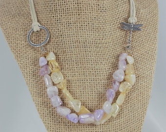 Amethyst and Citrine Jewelry Set