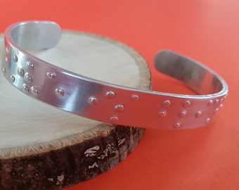 Customize a Braille cuff