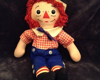 Vintage Raggedy Andy 14 inch Knickerbocker Doll