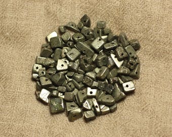 40pc - stone beads - seed beads 4-8mm 4558550024244 Pyrite Chips
