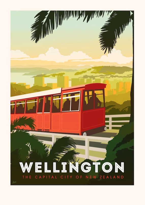Wellington Travel Poster