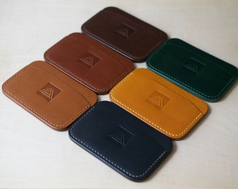 Leather Card Wallet, Mens Wallet, Card Holder, Everyday Carry, Leather Wallet, Minimalist Wallet, Handmade Wallet, Leather Wallet Mens