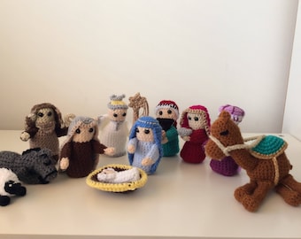 Crochet Nativity set