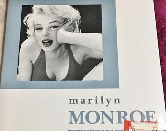 ON SALE - Marilyn Monroe Photographs Selected from File of United Press By Roger Baker